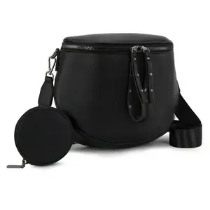 2026 Trendy Waterproof Leather Crossbody Bag - Large Capacity, Portable Sling Pouch with Adjustable Strap, Compact Cosmetic & Daily Organizer for Travel, Parties, Ideal Party Gift