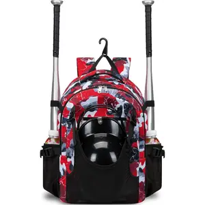 Baseball Softball Backpack for  Boys Girls 6-8 8-12 12-14 Large Youth Bat Bag for Gear Storage Baseball Softball Tball Equipment  Pack with Separate Shoe Bag