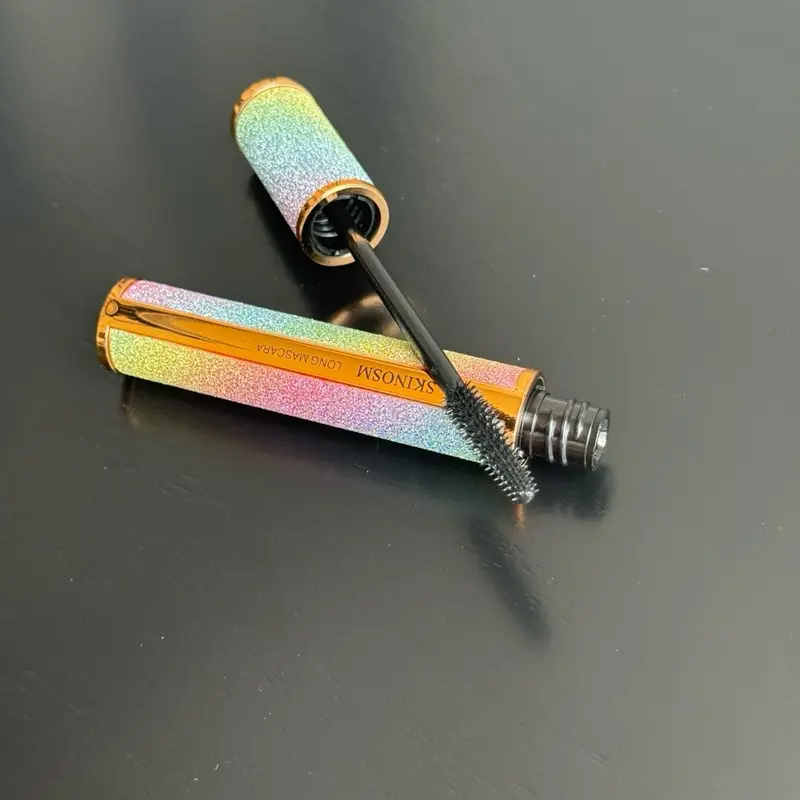 Black Volume & Length Lasting All Day Mascara, 4D Silk Fiber Lash, Waterproof Lengthening No Clumping & Smudging