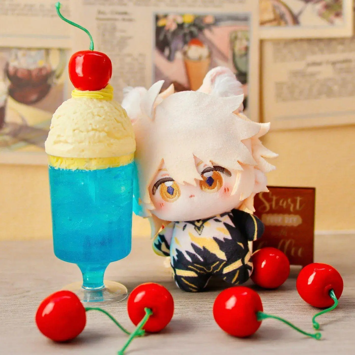 10cm Game Anime Honkai:Star Rail Phainon Cotton Doll Cosplay bai e Diy Plush Kawaii Plushie Stuffed Dolls Anime Game Toy xmas
