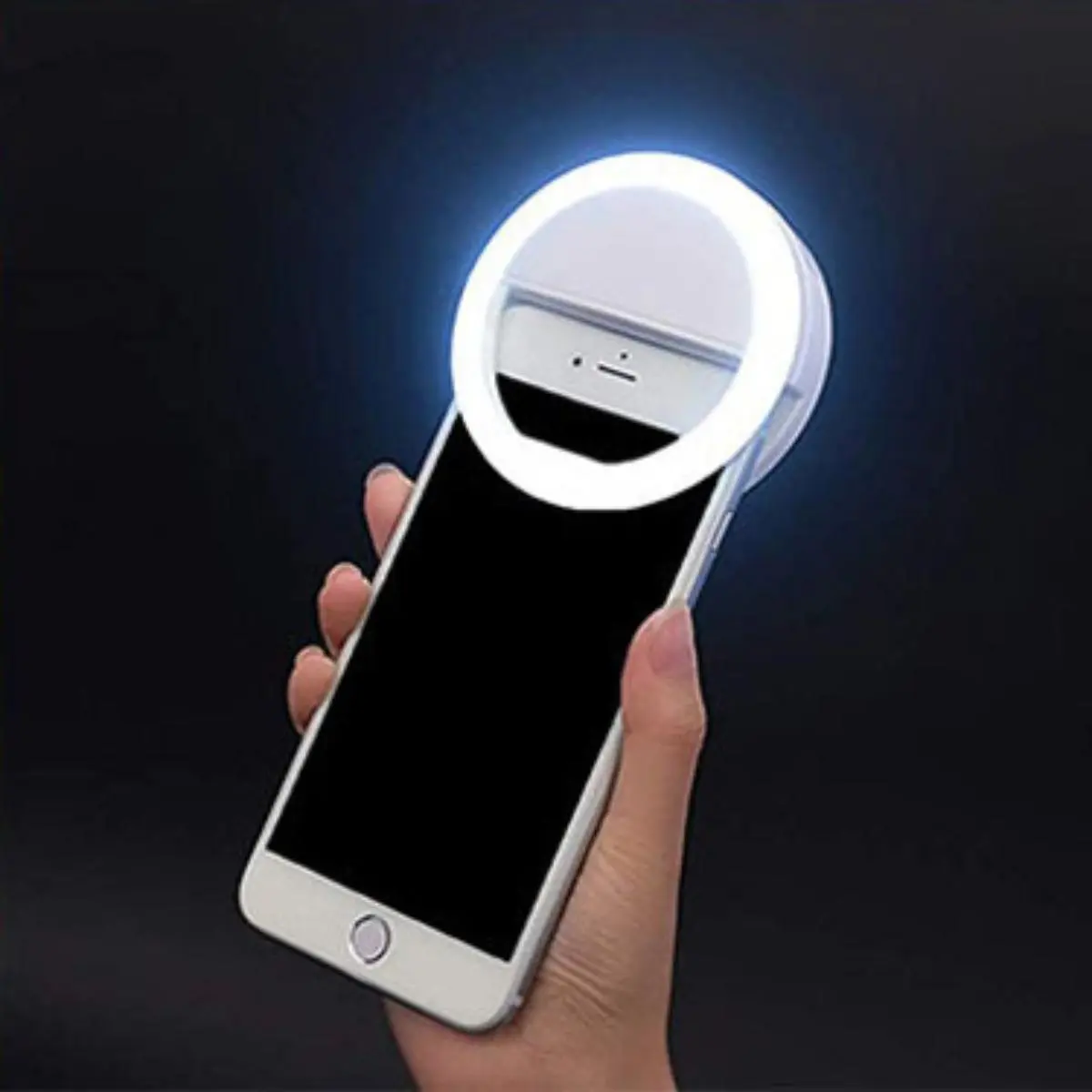 Portable Mini Clip-On LED Fill Light, USB Rechargeable Selfie Led Lights for Mobile Phones & Laptops, Ideal for Makeup, Zoom Meetings, Live Streaming & Vlogging