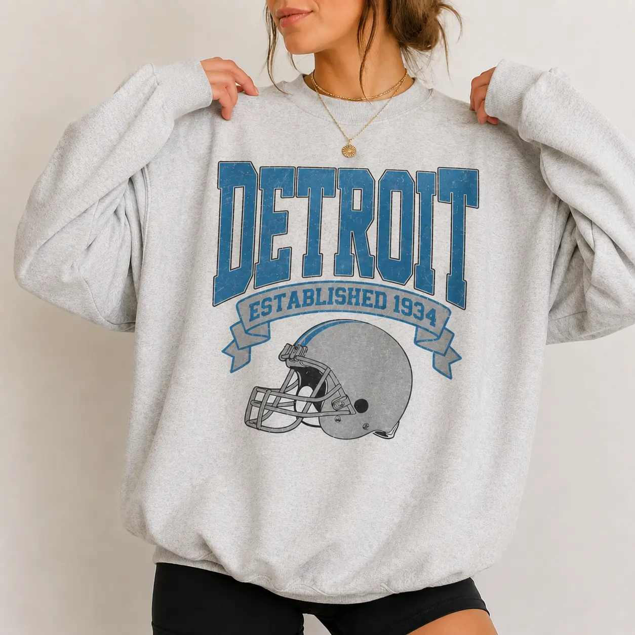 Detroit Football Vintage Shirt, 90s Sport Retro Graphic Tee, Game Day T-Shirt Sweatshirt Hoodie, Football Shirt Gift For Fan