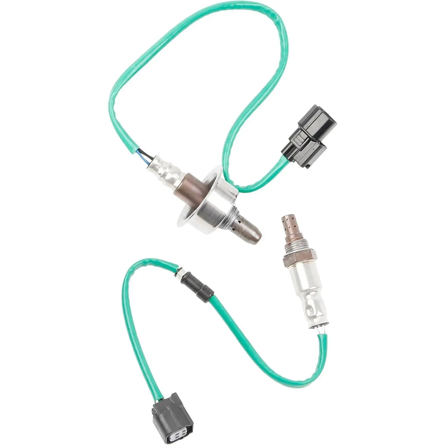Dasbecan 2PCS Oxygen Sensor 234-9091 234-4462 Compatible with 2008-2012 Honda Accord; 2011-2013 Acura TSX 2.4L Upstream & Downstream O2 Sensors Replaces #   36531-R40-A01 36532-R40-A01