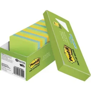 Post-it Pop-up Note, 3x3 in., Assorted Colors, Office Supplies - Pack of 18