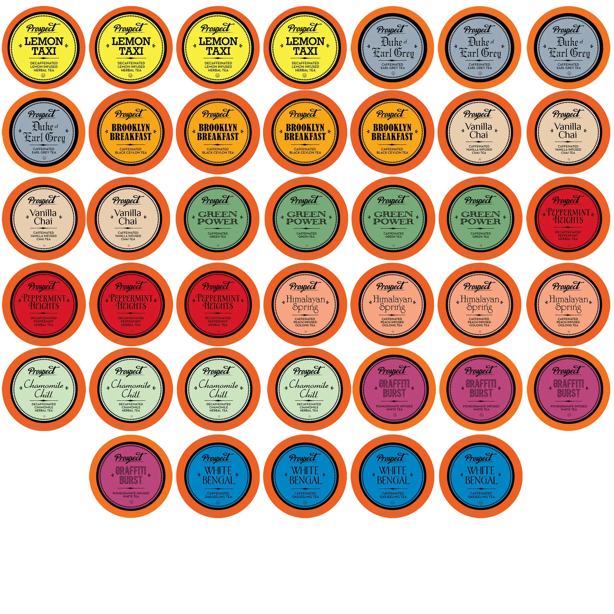 Prospect Tea Pods Variety Pack