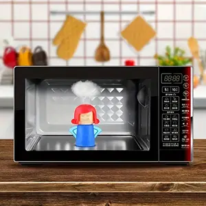 Angry Mom Microwave Cleaner, Medium Durability, Removes Odors, Multi-Component Appliance Cleaning Tool, No Power Needed, Household Kitchen Bathroom Car Bedroom