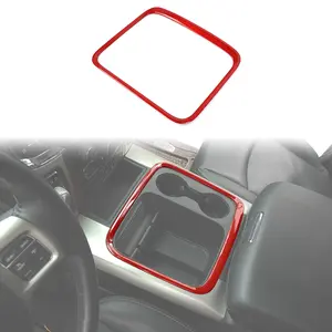 For 2015-2017 Dodge Ram Central Storage Box Cover Trim Decor Frame sticker car accessory 2019-2025 auto interior decoration decoration kit durable interior accessory affordable vehicle decor accessory decorative sticker Custom Truck Decals