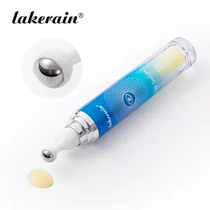 Lakerain 5% Caffeine Eye Serum, Puffy Eyes Treatment, Hydrating Eye Care, Under Eye Roller Cream for Dark Circles and Puffiness, with 360° Massage Ball Reduce Wrinkles and Fine Lines, Bags under eyes, Ideal for Late-Night Workers & Eye-Strained People