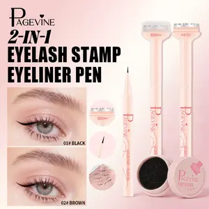 3-in-1 Eyelash Stamp & Eyeliner Pen, Lower Lash Stamp with Ultra Fine Tip, Waterproof Quick-Drying Eye Makeup tiktokshopspringglowup