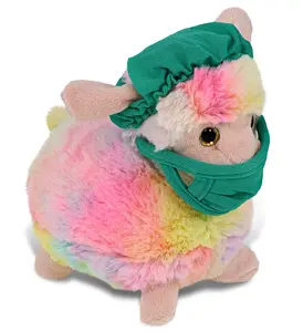 PLUSH DOCTOR - SUPER-SOFT PLUSH - RAINBOW SHEEP 7"