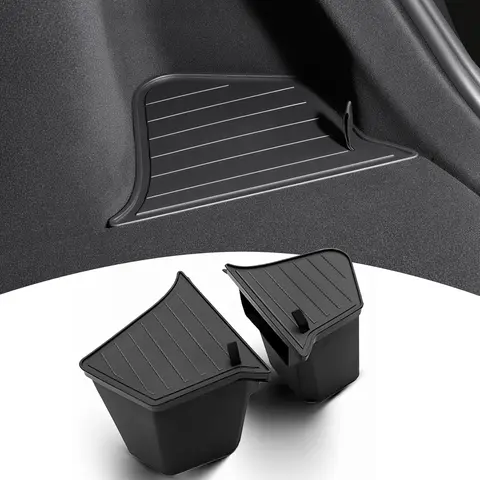 Topfit Tesla Model Y 2026 Juniper Trunk Organizer Waterproof TPE Lid Custom Fit Storage Bins Easy Installation Cleaning Premium Quality