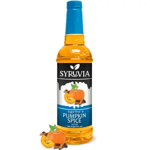 Syruvia Sugar Free Pumpkin Spice syrup 25.4 Ounces Pumpkin Spice Coffee Syrup