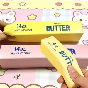 Cheese Squishy Fidget Toys Party Favor Simulation Cheese Stick Dumpling Squishy Stress Relef Slow Refound Cheese Squishy Gifts