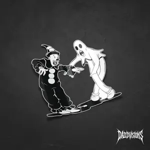 koko the clown dancing Sticker - 5-inch wide, High Quality, Holographic or White Color Options car sticker