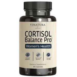 Cortisol Supplements for Women - Cortisol Detox and Management - Adrenal Support, Stress Support, 60 Vegan Capsules
