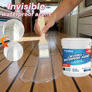 Transparent Liquid Waterproof Sealant, Nano Leak Proof Coating for Construction and Rvs, Fast Drying Multi-Surface Adhesive, Emergency Repair for Windows, Roof, Floor, Walls, Tiles