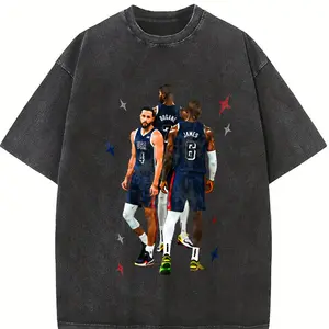 Steph Bron Durant BIG 3 USA Champ Custom Graphic Tee