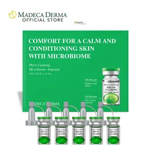 [Madeca Derma] 5 pcs of Phyto Calming Microbiome Ampoules - 125,000ppm for Calming & Soothing, Acne Treatment, Sensitive-Skin, Skin Repair, Centella Asiatica, TECA, Hyaluronic Acid