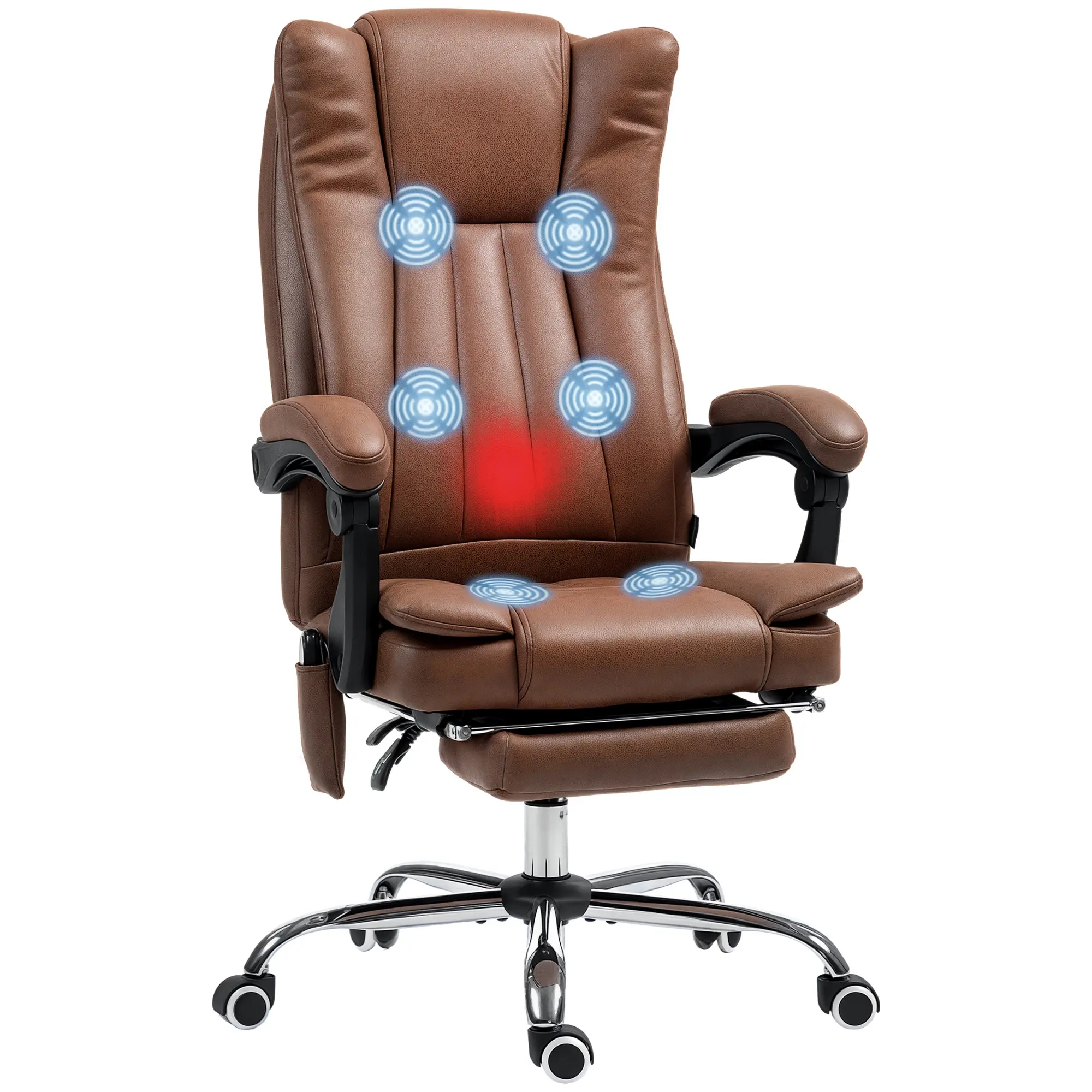 Brown, Classic Design, 135° Recline