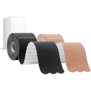 Kinesiology Tape, 40 Count Precut Strips 2 Rolls, Elastic Muscle Tape for Muscle Pain Relief and Joint Support, Waterproof & Breathable Support Tape for Running Basketball Football and Fitness (Mix)