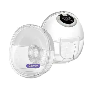 Hands-Free Breast Pump, Wearable Breastfeeding Pump 4 Modes 9 Levels , Electric Breastmilk Pump Portable, 24mm Flange, Travel, Hands Free Pumping, Wearable Breast Pumps