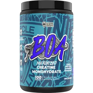 BOA Micronized Creatine Monohydrate Powder 500g | Unflavored | 100 Servings | Workout Supplement for Performance & Recovery