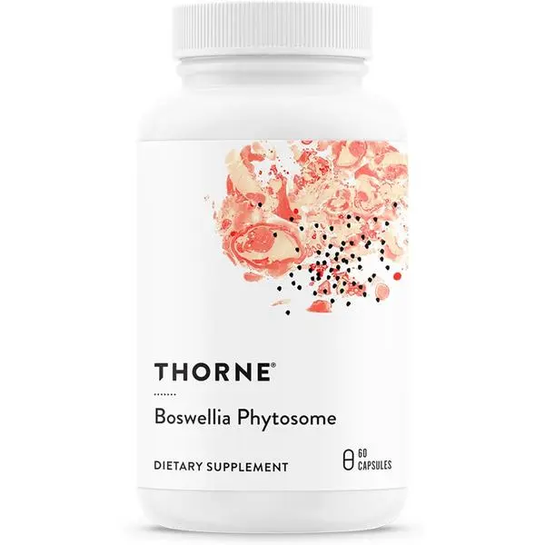 THORNE - Boswellia Phytosome - Supports a Healthy Inflammatory Response in the Brain, Lungs, GI Tract, Muscles, Joints & Tendons* - Third-Party Certified - Gluten, Dairy & Soy-Free - 60 Capsules