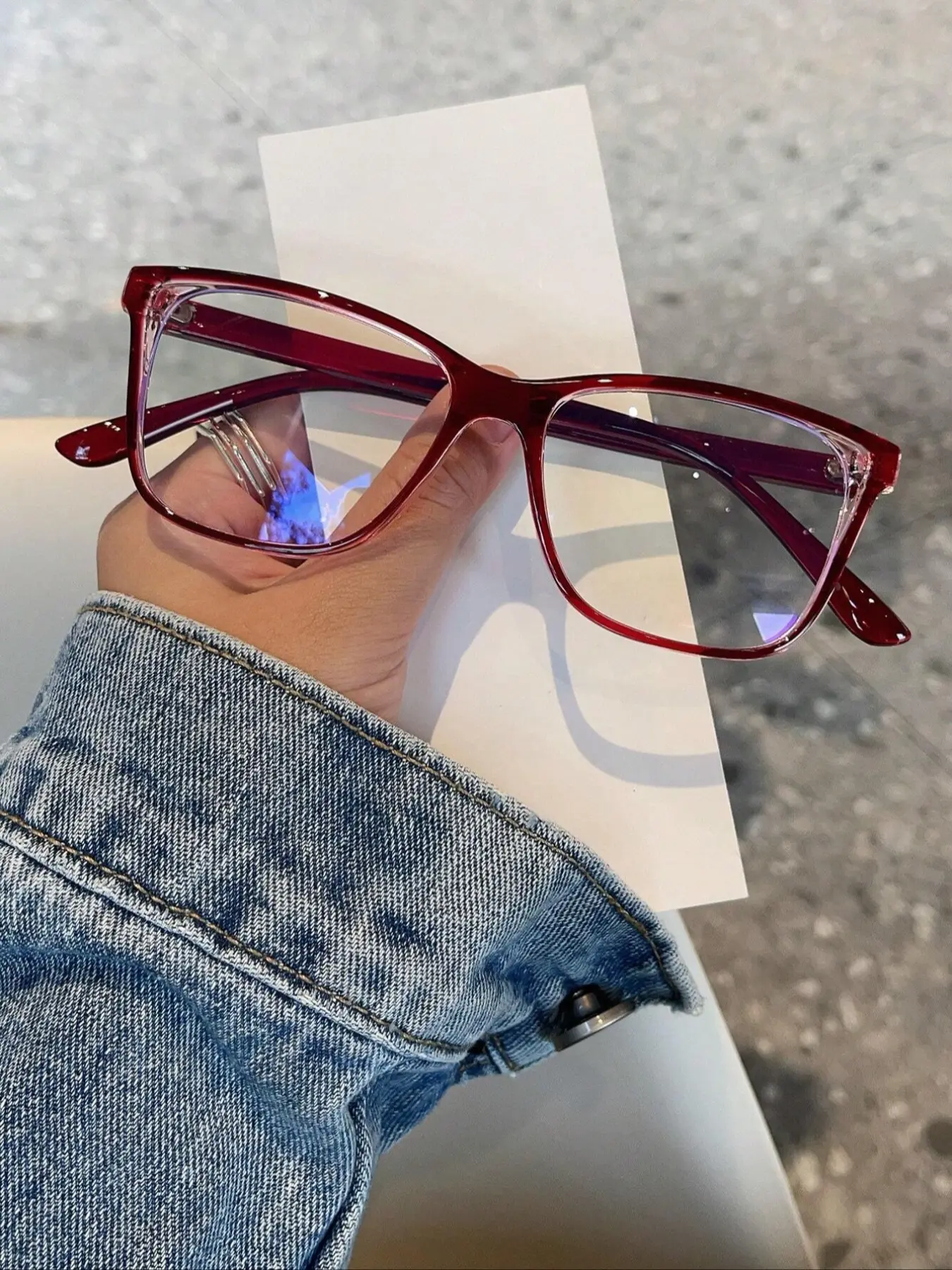 Women's Cat Eye Glasses Frame, Unique Fresh Simple Design, Daily Wear Eyewear Accessory, Blue Light Glasses, Casual Style, All Seasons, Trending Glasses, Trendy Casual Eyeglasses