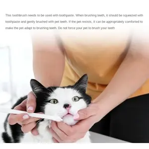 Dental Care - 10 Pcs Pet Toothbrush,Soft Nylon Pet Toothbrushes,Cat Toothbrush,Puppy Toothbrush,Dog Teeth Cleaning Kit,Small Breed Toothbrush