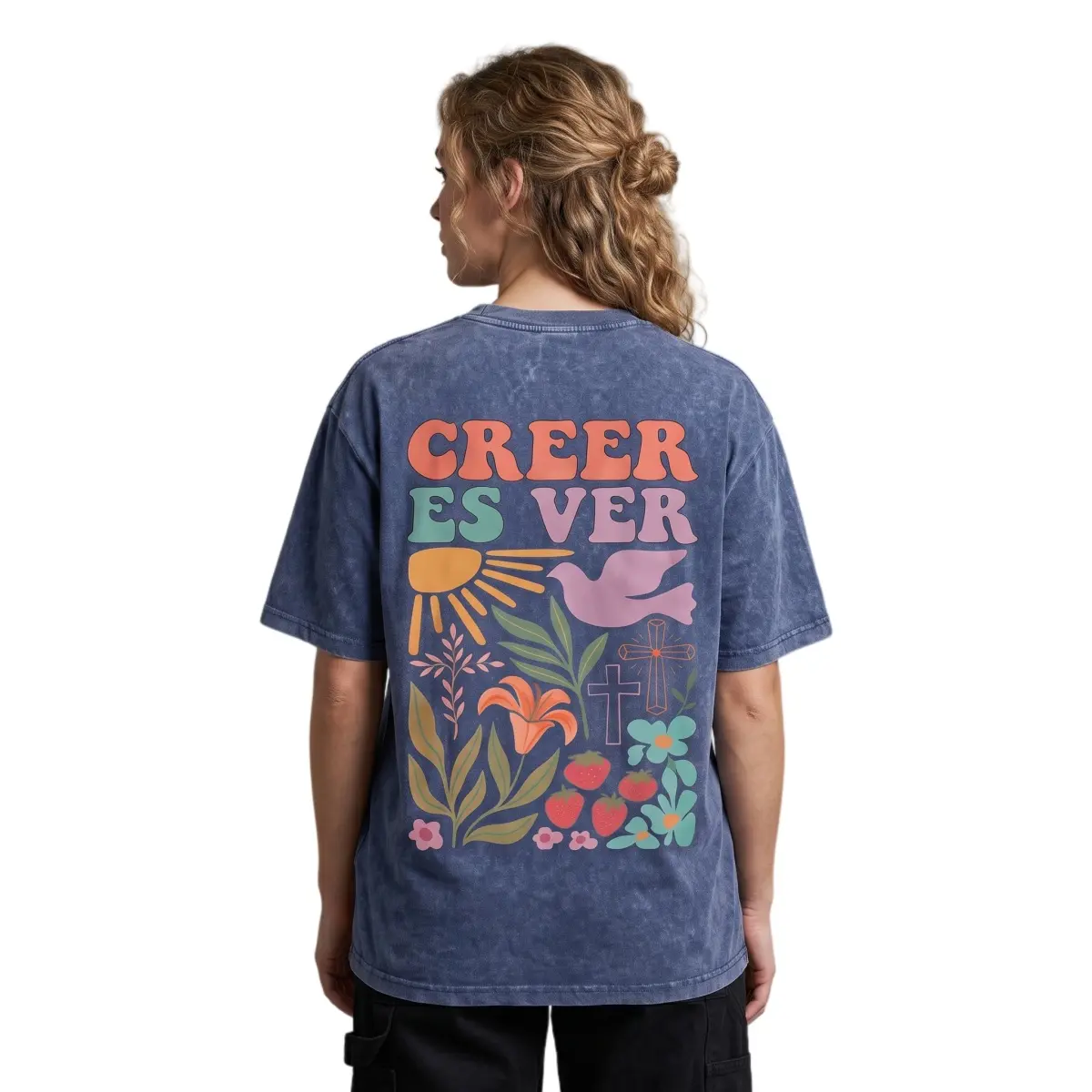 Heavyweight Vintage T-Shirt, Unisex 230g Cotton Streetwear Tee, Casual Oversized Top with Distressed Acid Wash, Alt Style, Teenage Dirtbag Aesthetic, Distressed Look, 100% Cotton, Grunge T-Shirts, All Seasons, Plain, Classic Design, S, M, Shortsleeve, Fab