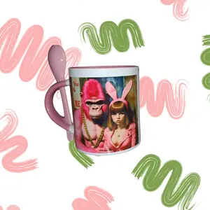 Ceramic Stylish Coffee Mugs with Handle - Non-Customised, Tumbler Reuse, Washable, Ideal for Hot and Iced Beverages Drinkware Reusable