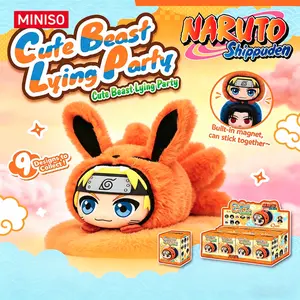 Naruto Shippuden Kawaii Pet Party Plush Toy Soft And Cozy Lying Style Ornament Great Daily Decor Collectible Figure & Ideal Gift For Anime Lovers