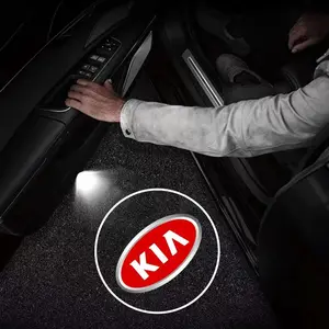 2pcs LED Car Door Projector Logo, HD Welcome Light for Kia Models, Enhance Your Vehicle's Entryway Ambiance