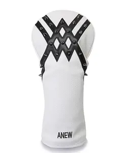 ANEW Golf: Logo Line Stud Headcover - White