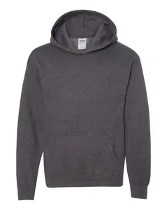 Gildan - Heavy Blend Dark Heather Hooded Sweatshirt Casual Classic