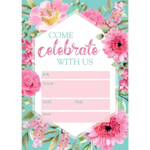 Stonehouse Collection | You Are Invited Formal Fill-in Party Invitations With Envelopes | 25 Invites & Envelopes | Wedding, Baby Shower, Rehearsal Dinner, Birthday Party
