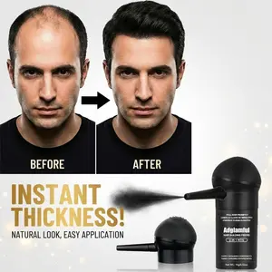 Adglamful Hair Fiber Booster Physically covers thinning areas with precision Even, controlled application One click dispensing Effortless to use