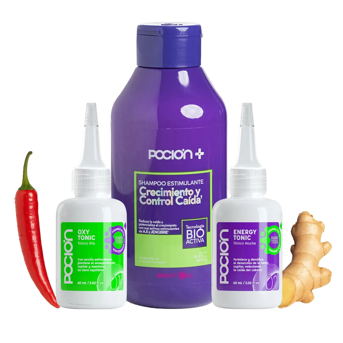 La Poción Kit Hair Care and Control- Shampoo Control Caida y Dutonic Capilar Intensive Haircare