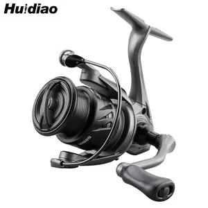 Huidiao ZQ Super Smooth Spinning Fishing Reel 1000-4000 Series Zero Play 5+1 Shielded Metal BB 5.2:1 Gear Ratio 11lb/5kg Max Drag Aluminum Alloy Spool / Handle for Lure Fishing