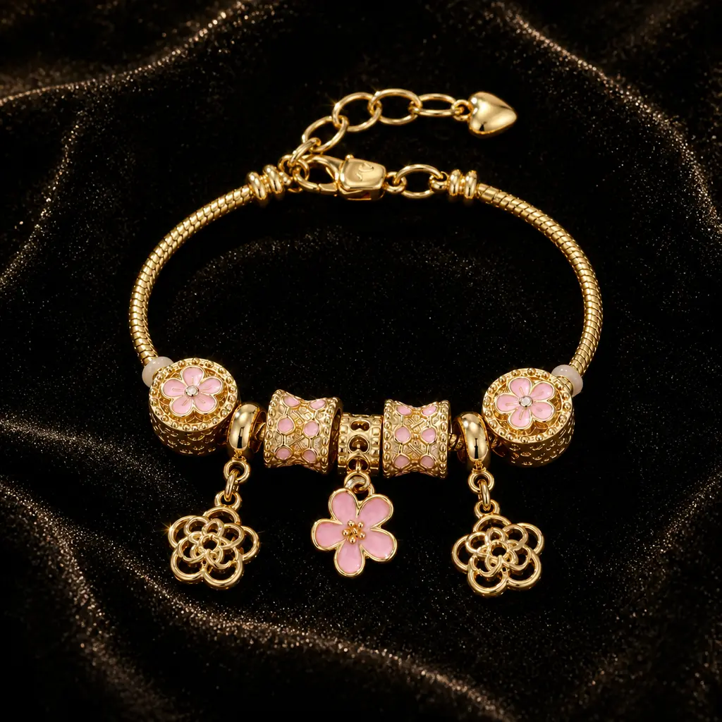 Pink Flower Trio