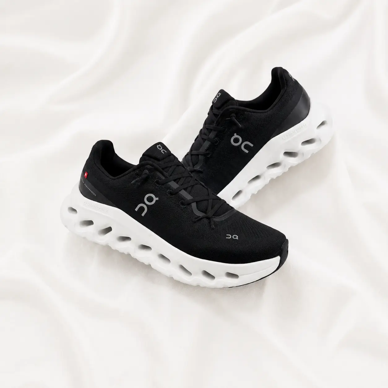 Cloudtilt Unisex Running Shoes Lightweight Flexible Knit Sneakers Durable Rubber Outsole All Day Wear Urban Lifestyle Athletic Shoes