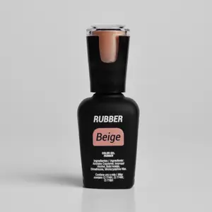 Organic Nails Rubber Beige Gel 15ml for Nail Art Work Natural Beige Color for Elegant Nail Designs Safe & Natural Choice, Nail Care, Polish