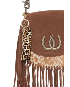 Shyanne Women's Leopard Print Lipstick Case Bag Charm - Aa367