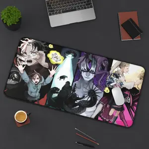 Dandadan Desk Mat - Gaming Keyboard Pad, Large Mouse Mat, Computer Desk Protector, Anime Desk Blotter, 3 mm Thick Neoprene Material