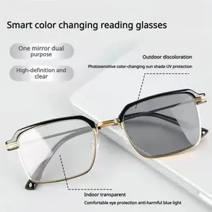 2026 New Auto-Focus Reading Glasses, HD Vision for Screen Time, Elderly Reading, Daily, PC Frame Material, Non-Color Changing