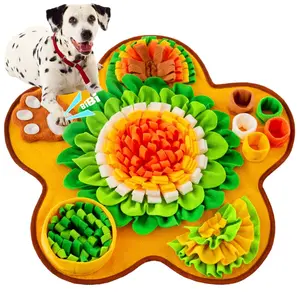 Pet Sniffing Mat Star Design for Small Medium Dogs, Boredom Buster Toy, Hide-And-Seek Food Puzzle Blanket, Energy Expenditure, Puzzle Feeder