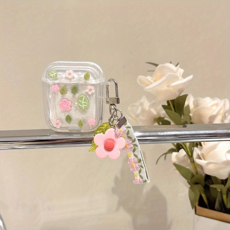 Epoxy Summer Flower Earphone Protective Case for AirPods Pro 1 2 or AirPods 1 2 3 4