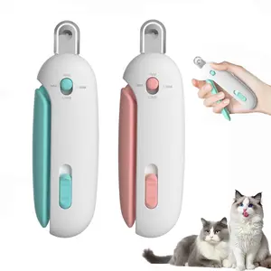 Adjustable Pet Claw Clippers for Cats – Round-Hole Nail Trimmer with Dust Storage for Safe & Easy Grooming