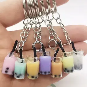Boba tea keychain | bubble tea keychain | cute keyring | girls keychain | boba lovers keychain