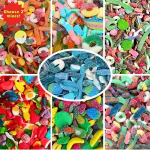 Variety Lovers Bundle- Choose 2 Mixes! - 2 Bag Bundle! - Sour, Sweet and Fun Flavors - Delicious Chewy Snack - Variety Gummy Mix! Fruity